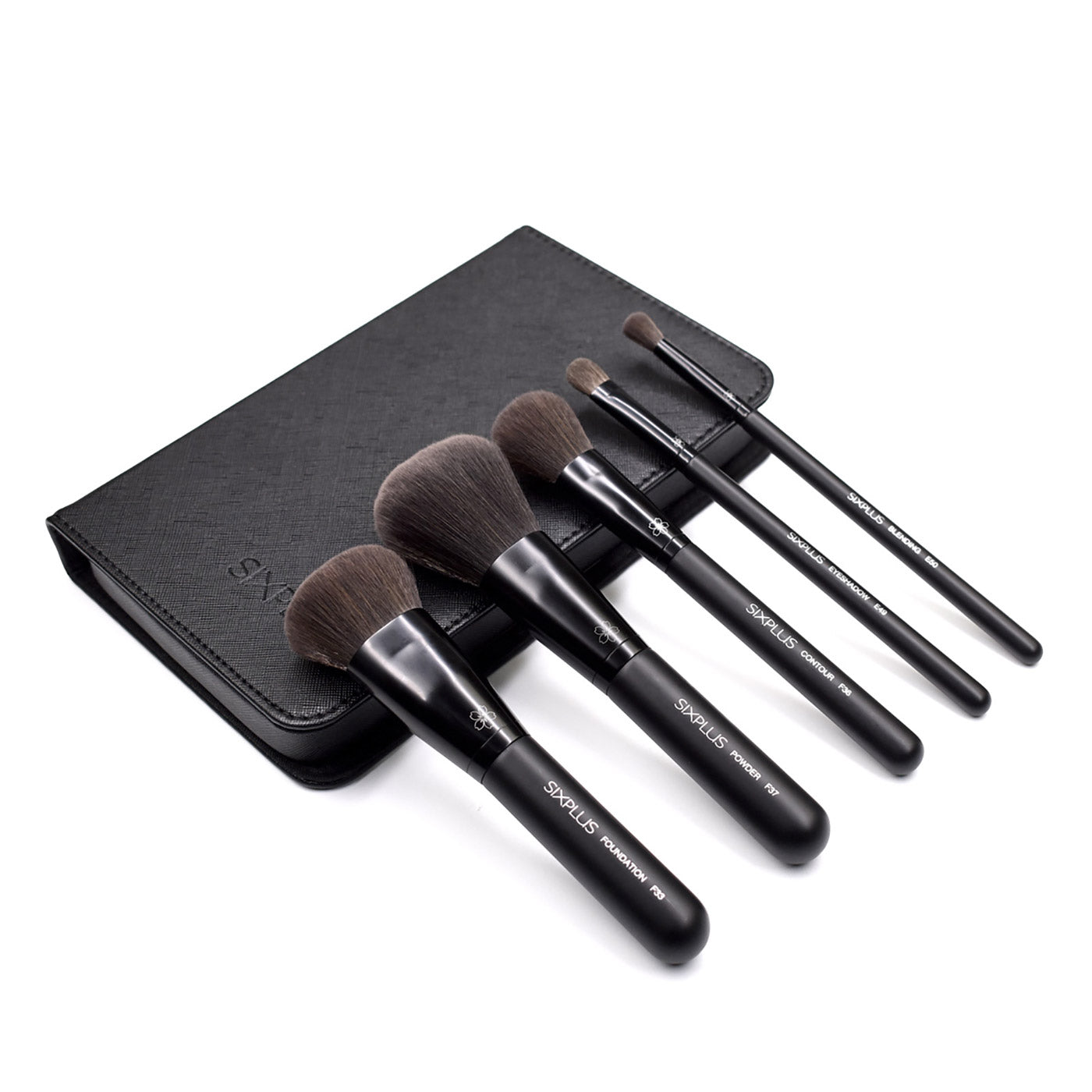 5Pcs Black Makeup Brush Set