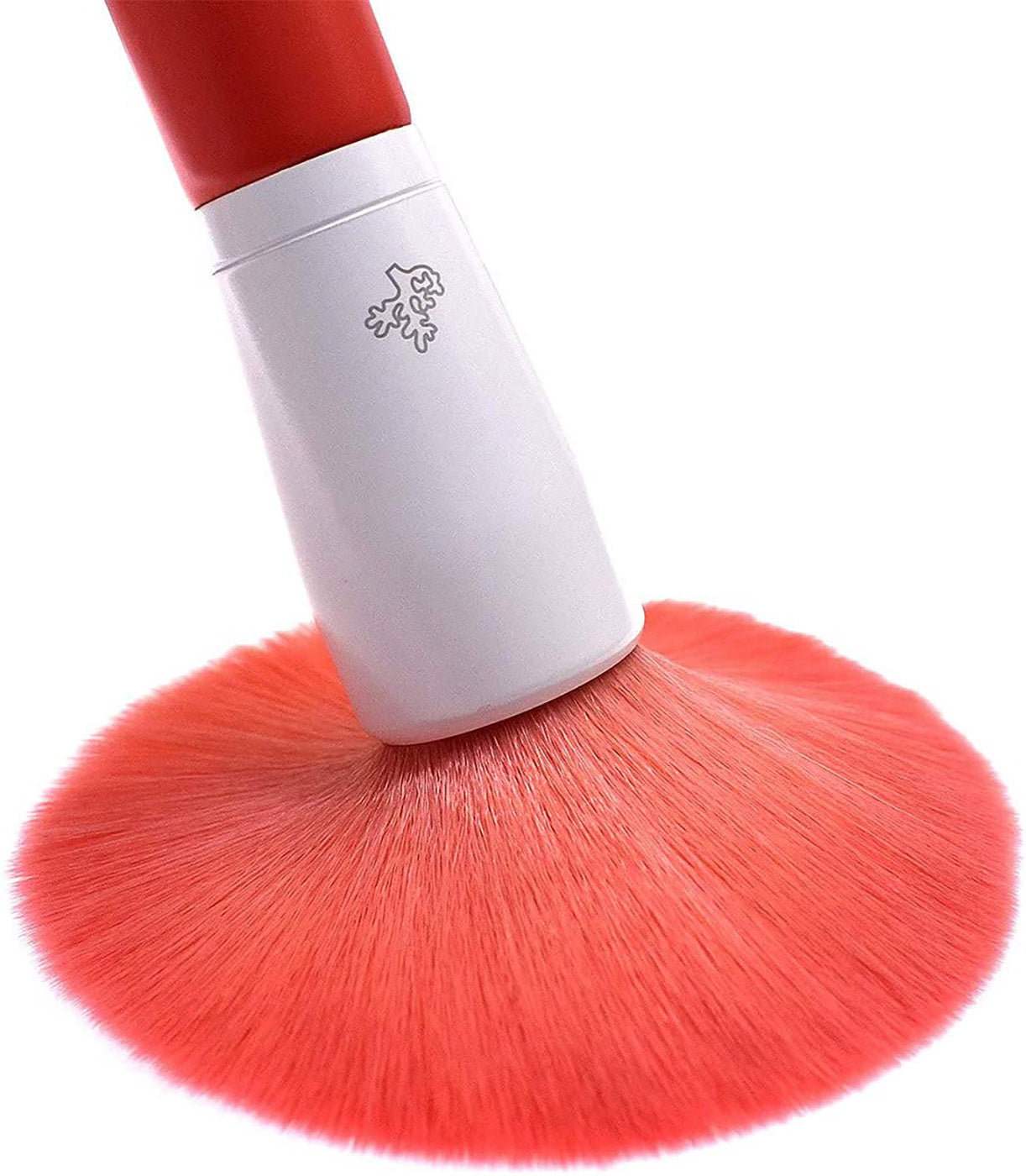 6Pcs Coral Orange Makeup Brush Set