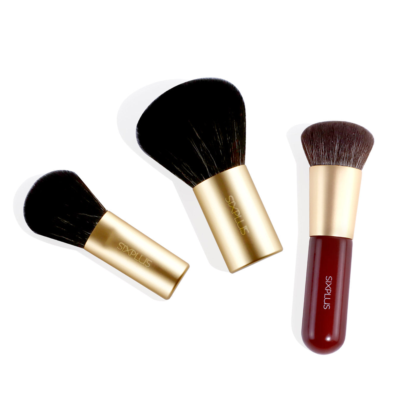 3Pcs portable Makeup Brush set
